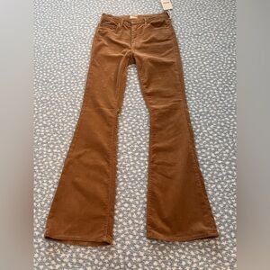 MOTHER The Weekender Flare Micro Cord Jeans 27